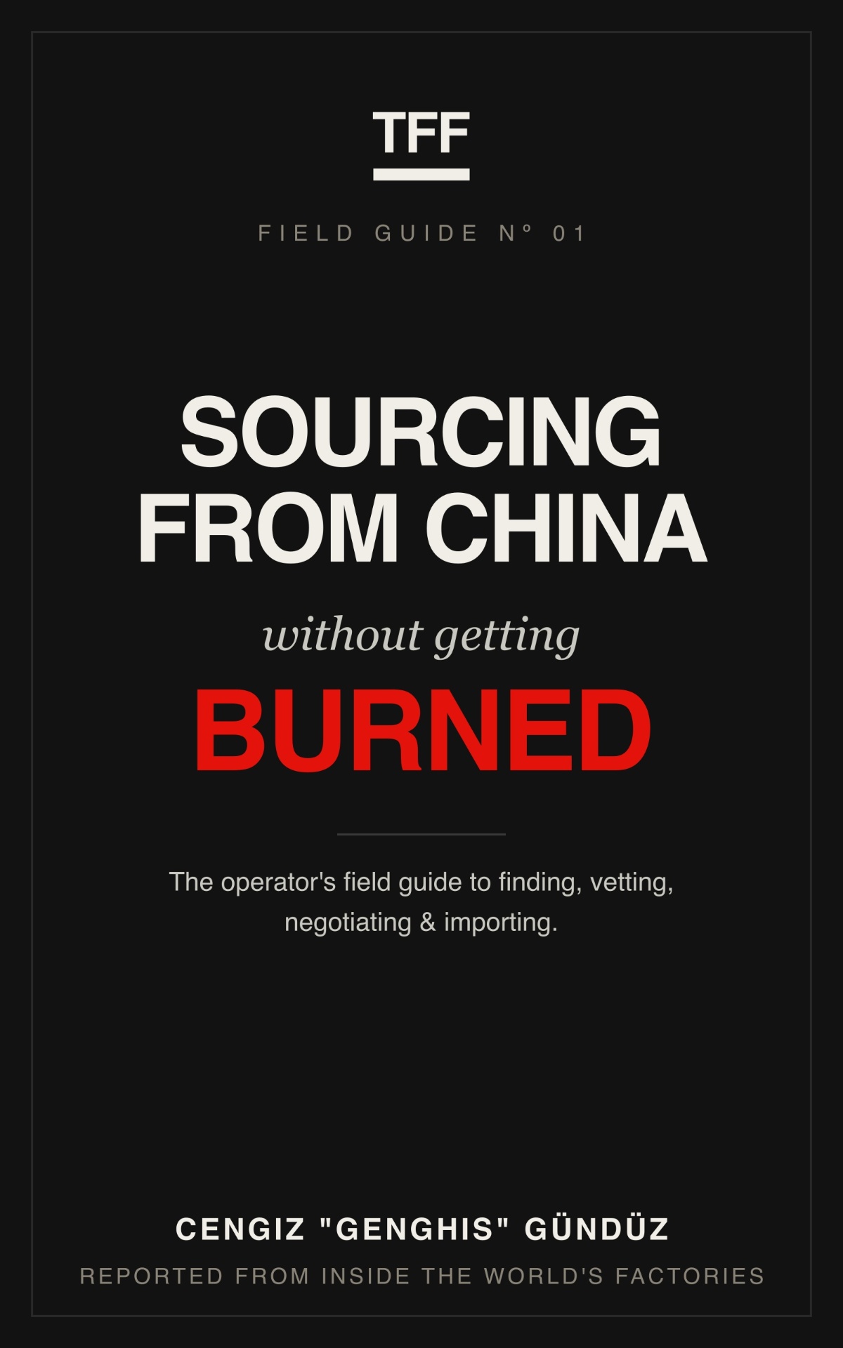 Sourcing From China Without Getting Burned — book cover
